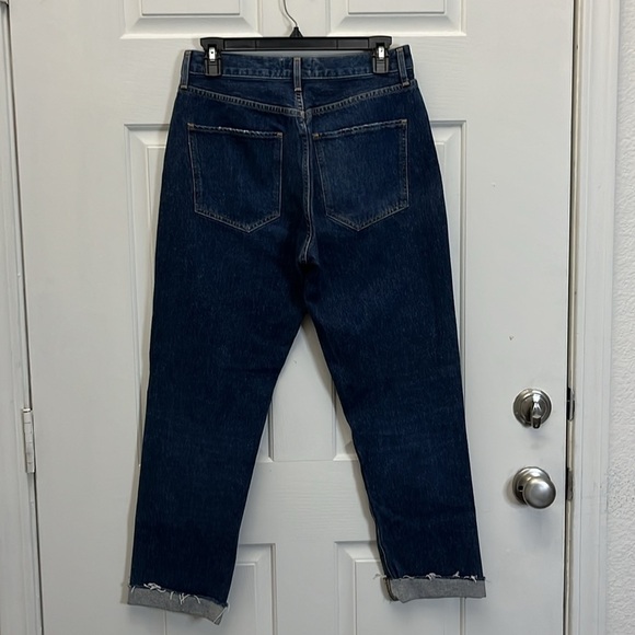 AGOLDE Remy High Rise Straight Jeans  size 28 Button Fly Stretch - Picture 6 of 11